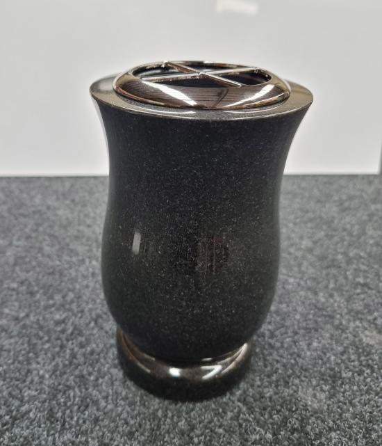 Turned Granite Vase Block