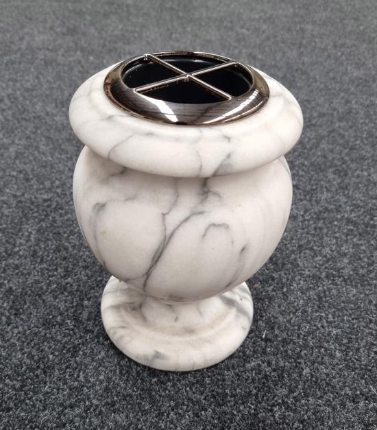 Turned Carrara Marble vase block